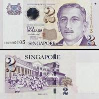 *2 Doláre Singapúr 2005, P45A UNC - Kliknutím na obrázok zatvorte -